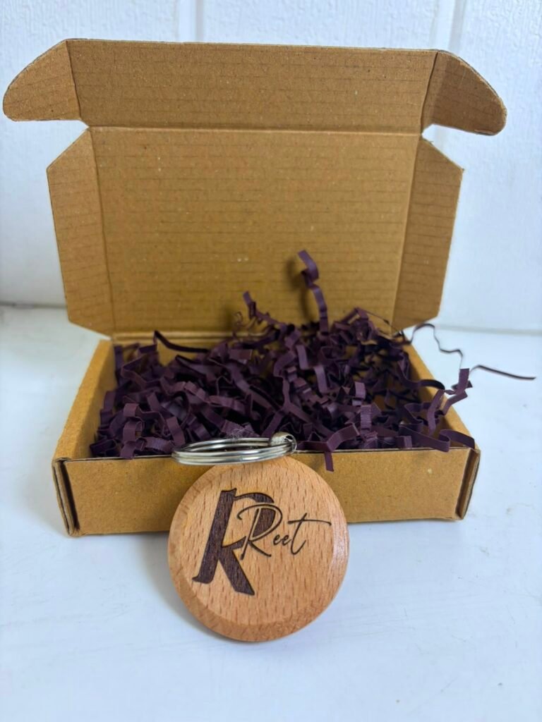 Wooden Name Keychain