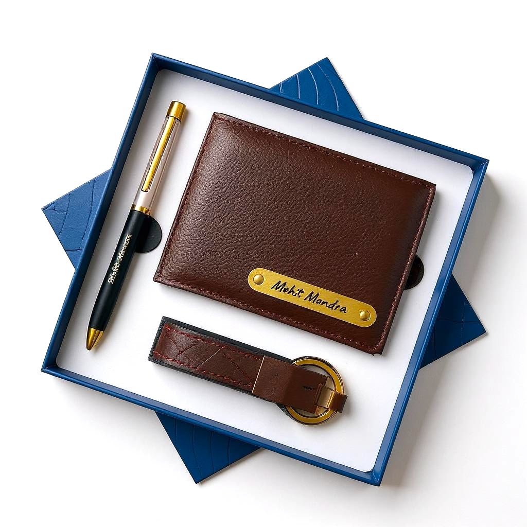 Premium Leather Hamper